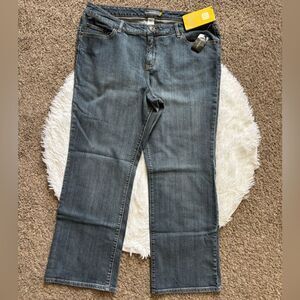 Venezia Jeans Stretch Bootcut Right Fit Plus Size New Womens Size 4P Waist 36”